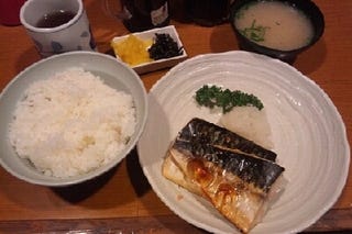 鯖塩定食