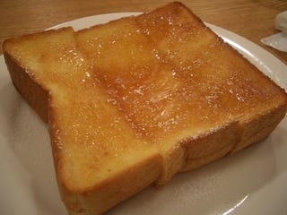 日本ミツバチのはちみつバタートースト