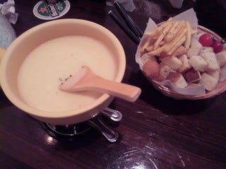 ちゃんと家のチーズフォンデュ