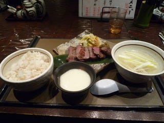 二段熟成厚切り牛たん定食