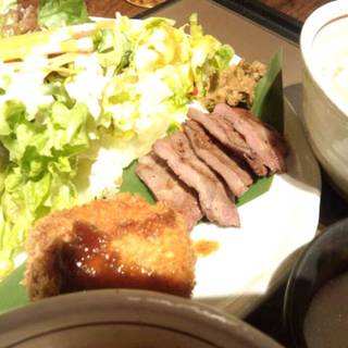 牛たん＆牛たんコロッケ定食