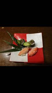 絶品カニの握り寿司