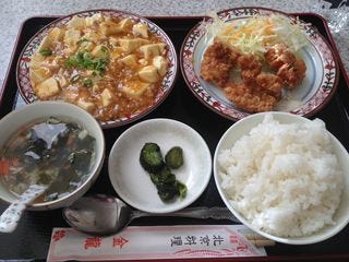 麻婆豆腐定食