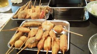 本日の串カツ盛り合わせ　１５本盛り