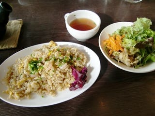 玄米チャーハンランチセット