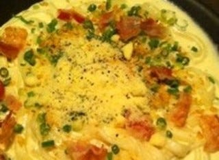 カルボナーラきしめん