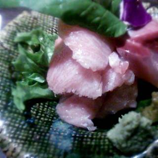 本まぐろカマトロ刺し