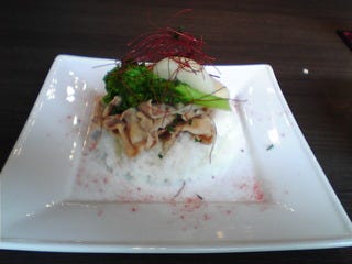 豚肉とカブの丼