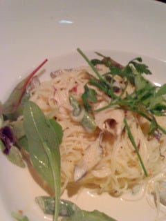 ウニの冷製カッペリーニ