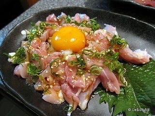 若鶏ももユッケ
