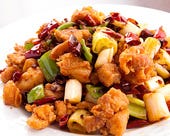 鶏肉の四川風ピリ辛炒め