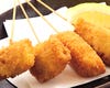 自慢の串揚げ盛合せ