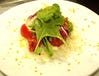 宮崎の真鯵の香草マリネ　　ルーコラたっぷりサラダ