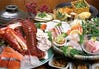 贅沢海鮮鍋と　中トロ入り豪快造り盛合せコース