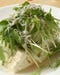 くずし豆腐と水菜のサラダ