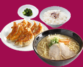 ギョーザ定食　しょうゆ味