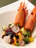 牡丹海老と彩り野菜のヒアルロン酸クラッシュゼリー