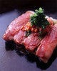 神戸牛上ロースステーキと生あわびバター焼き海鮮料理コース