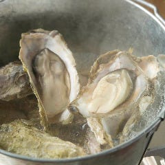 北海道　厚岸　漁師名物　『ガンガン焼』！