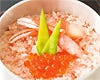 紅ずわいがにの釜飯