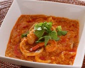 魚介とふんわり卵のカレー炒め