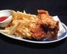 とりのから揚げとポテトの盛合せ