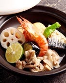 お任せ料理６種＋特別きき酒２杯