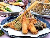 季節の串かつ盛り合わせ
