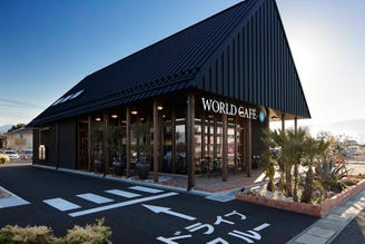 World Cafe 甲府昭和店 地図 写真 甲斐 韮崎 南アルプス カフェ ぐるなび