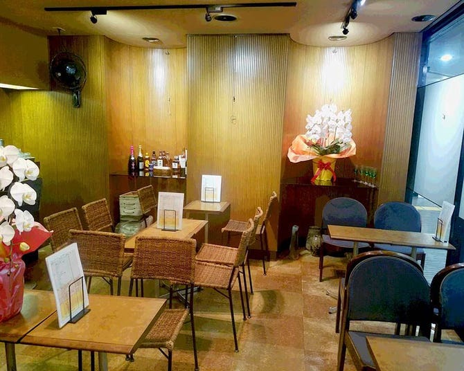 サロン ド イベール 地図 写真 本町 堺筋本町 カフェ ぐるなび