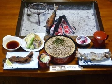 釣り堀と田舎料理 鮎川魚苑 地図 写真 藤岡 玉村 郷土料理 ぐるなび