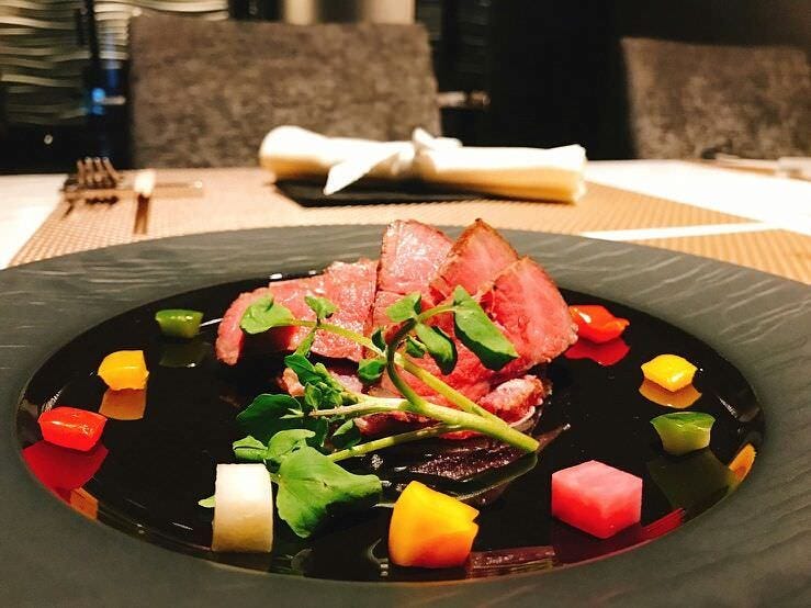 北新地 肉菜 宙空 そらそら 地図 写真 北新地 鉄板焼き ぐるなび