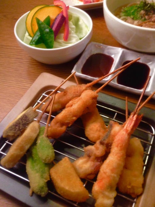 串勝 六角屋 地図 写真 山科 串カツ ぐるなび