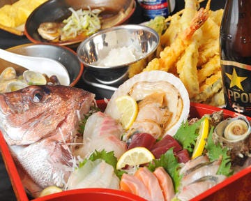 海鮮屋台おくまん 神戸駅前店 地図 写真 神戸 魚料理 ぐるなび