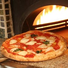 ◆高温で焼きあげる本格的なピッツァ