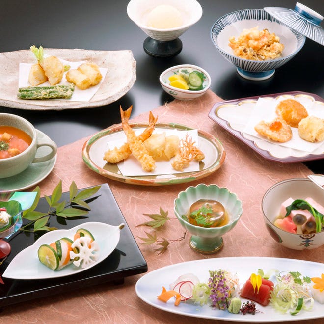 お昼の季節コース 食彩風味5,500円(税込) 天婦羅 ほり川 ホテルニューオータニ店_お昼の季節コース 食彩風味5,500円(税込)