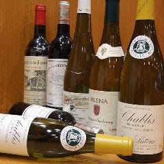 天婦羅 ほり川 ホテルニューオータニ店_ワイン各種　白・赤　グラスワインも。