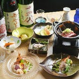【飲み放題付コース】旬菜×旬魚×蕎麦！季節の調べをお料理で表現