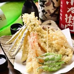 当店の看板メニュー【大衆天ぷら】はお値打ちで揚げたてです☆★