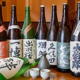 日本酒は約16種類の美酒を揃えております
