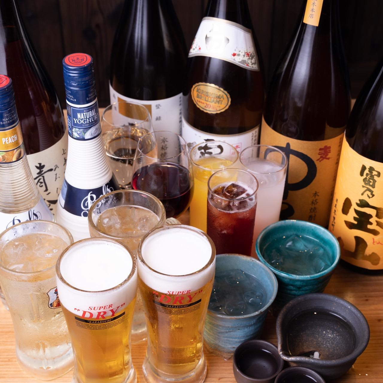 全国各地の日本酒が愉しめます