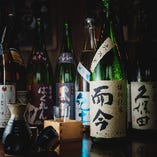 料理と相性抜群な日本酒の数々◎