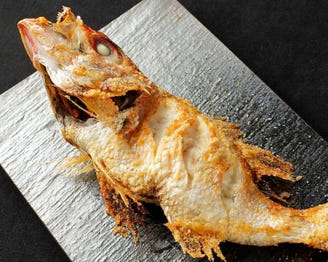 板前割烹 上越やすだ 恵比寿店 メニュー のどぐろ塩焼き 一本焼 ぐるなび