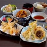 テーブル天ぷらミニコース