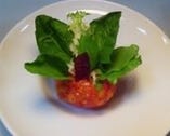 完熟トマトのチュミチュリサラダ