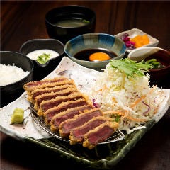 【当店人気NO.1】 熟成牛 牛かつ御膳 ～とろろ添え～