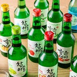 マッコリや韓国焼酎など韓国のお酒も豊富に取り揃えております！