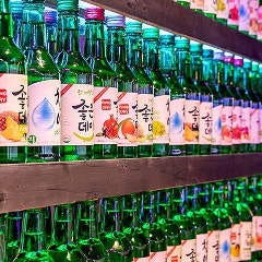 マッコリやフルーツソジュ、チャミスルなど多彩なドリンク♪
