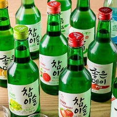 ソフトドリンクは追加料金でアルコールに変更可能◎