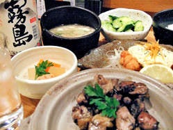 宮崎料理が勢ぞろい！
日向焼酎には｢宮崎祭りコース」を。